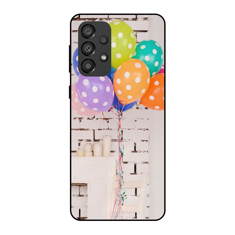 Party Balloons Metal Back Case for Galaxy A33 5G
