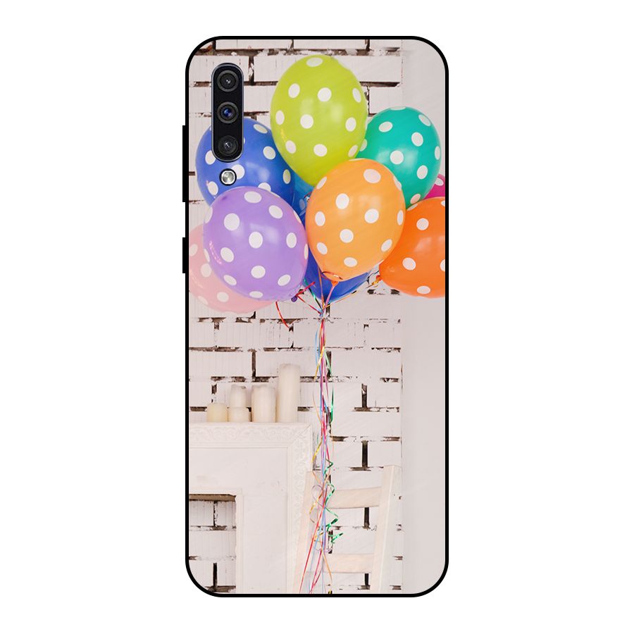 Party Balloons Metal Back Case for Galaxy A50s