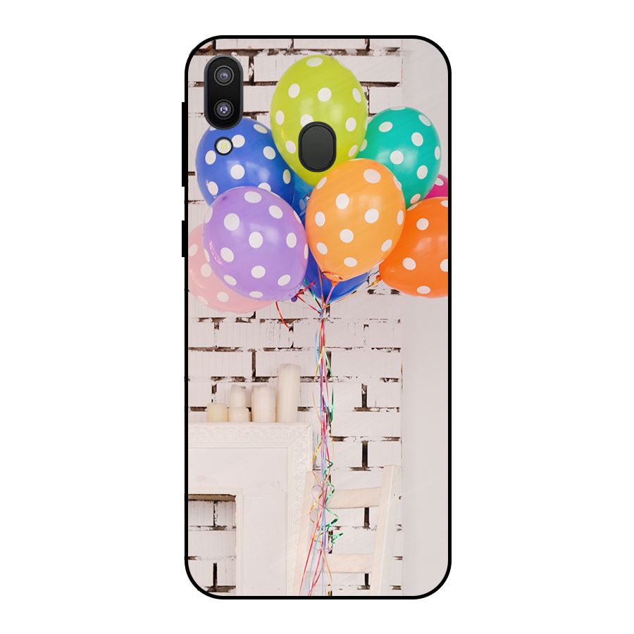 Party Balloons Metal Back Case for Galaxy M20
