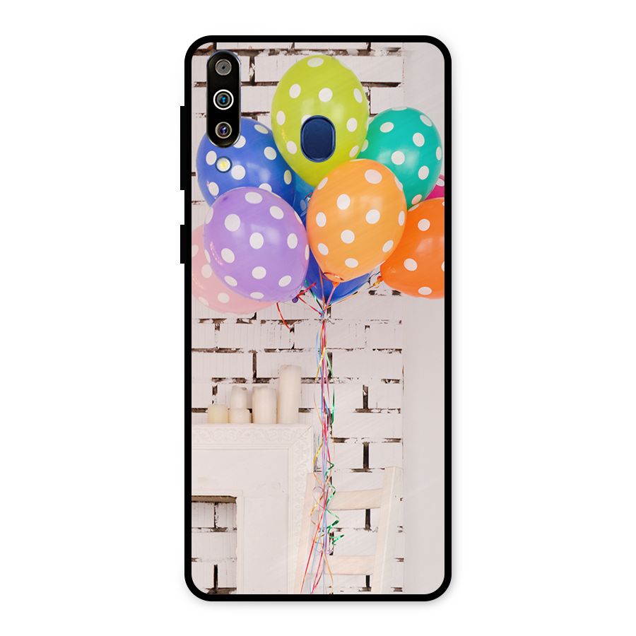 Party Balloons Metal Back Case for Galaxy M30