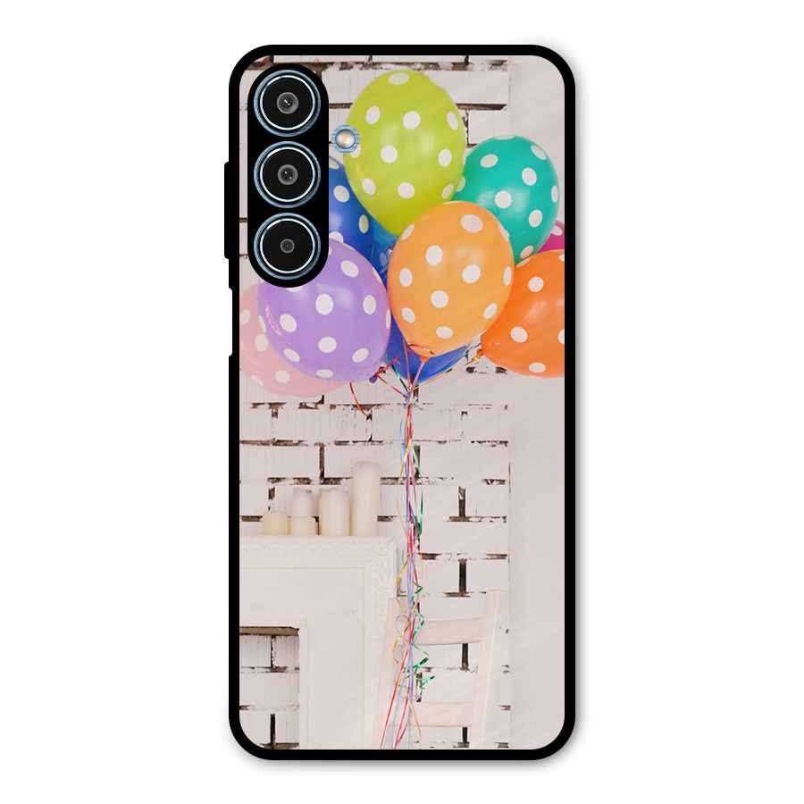 Party Balloons Metal Back Case for Galaxy M35
