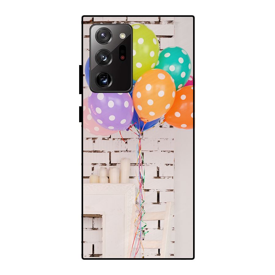 Party Balloons Metal Back Case for Galaxy Note 20 Ultra