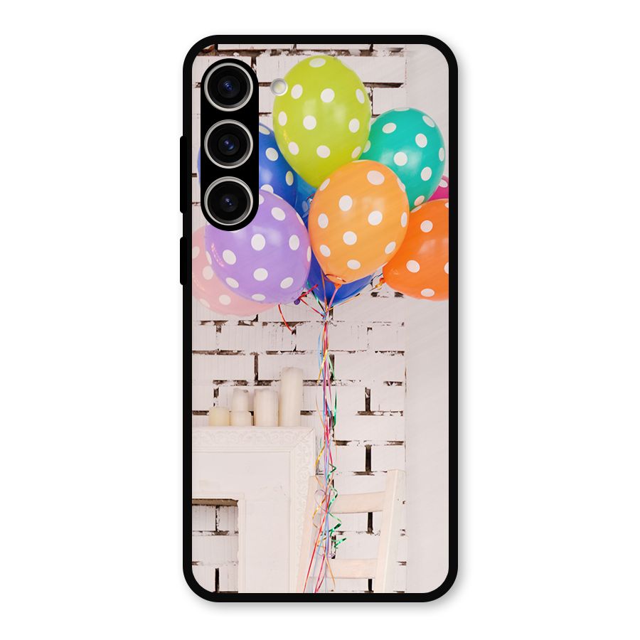Party Balloons Metal Back Case for Galaxy S23 Plus