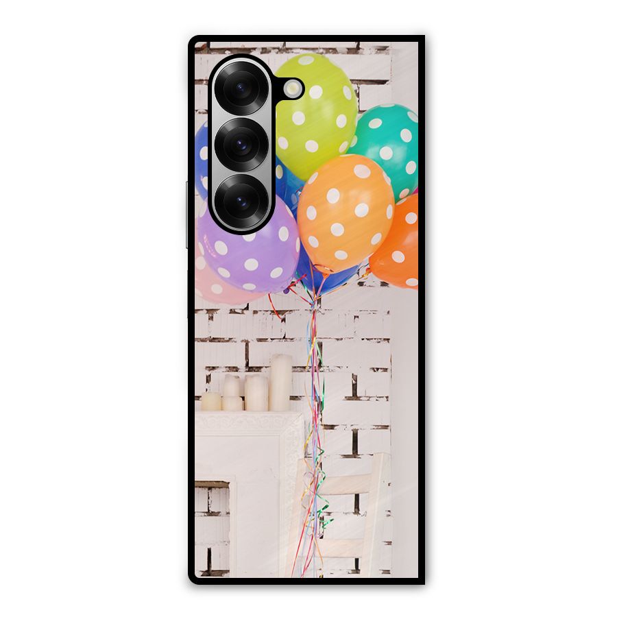 Party Balloons Metal Back Case for Galaxy Z Fold6