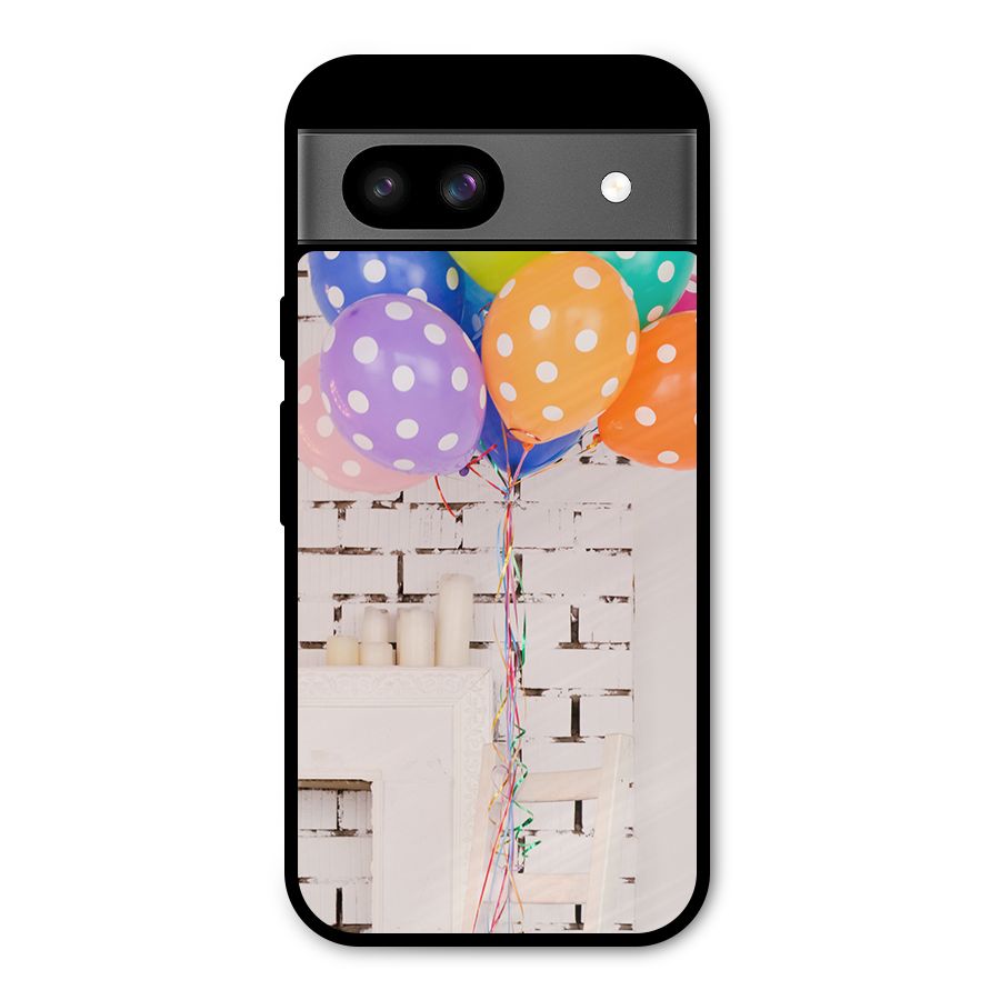 Party Balloons Metal Back Case for Google Pixel 8a