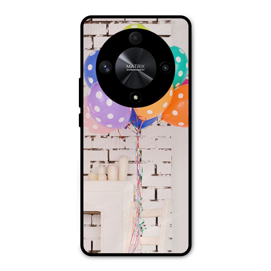 Party Balloons Metal Back Case for Honor X9b