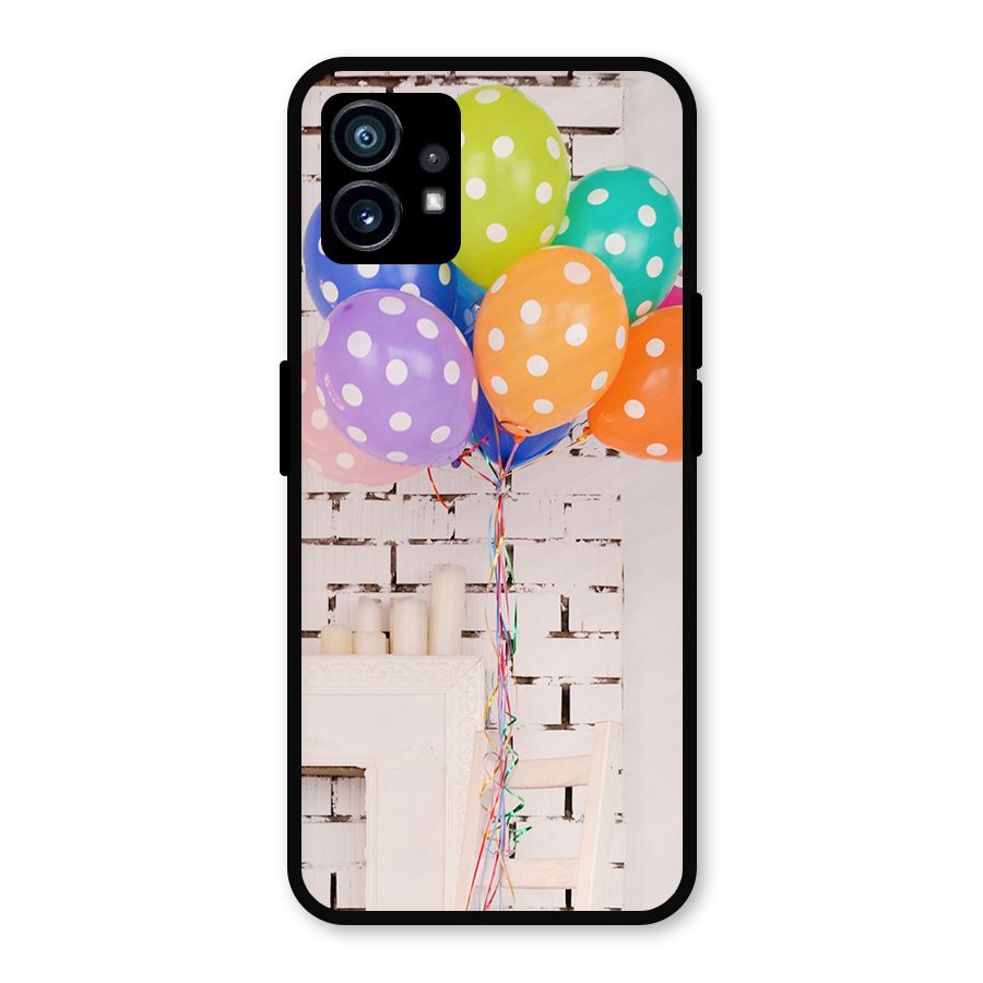 Party Balloons Metal Back Case for Nothing Phone 1