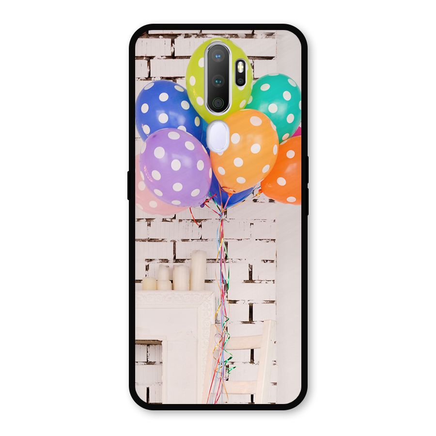Party Balloons Metal Back Case for Oppo A9 (2020)