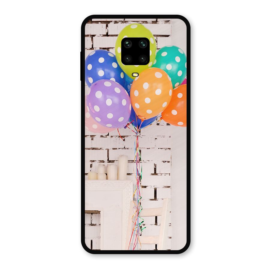 Party Balloons Metal Back Case for Poco M2 Pro