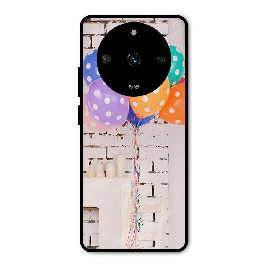 Party Balloons Metal Back Case for Realme Narzo 60 5G