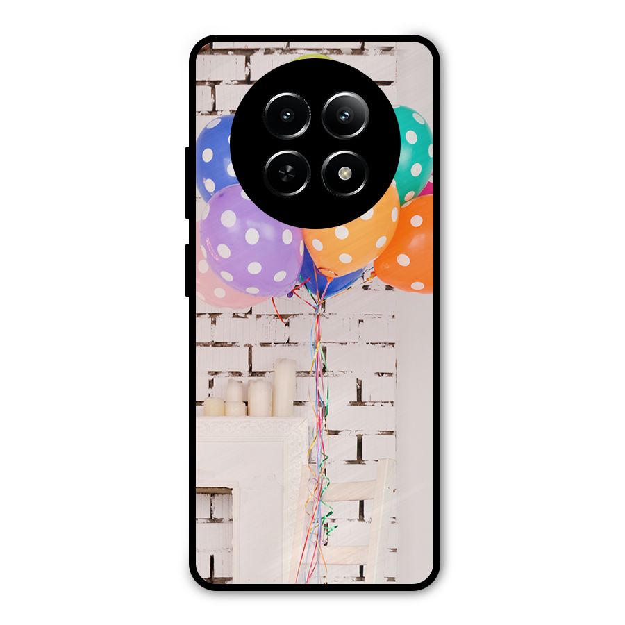 Party Balloons Metal Back Case for Realme Narzo N65