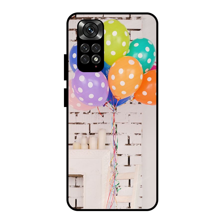 Party Balloons Metal Back Case for Redmi Note 11 Pro Plus 5G