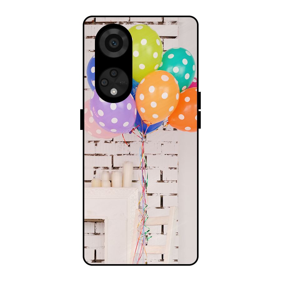 Party Balloons Metal Back Case for Reno8 T 5G