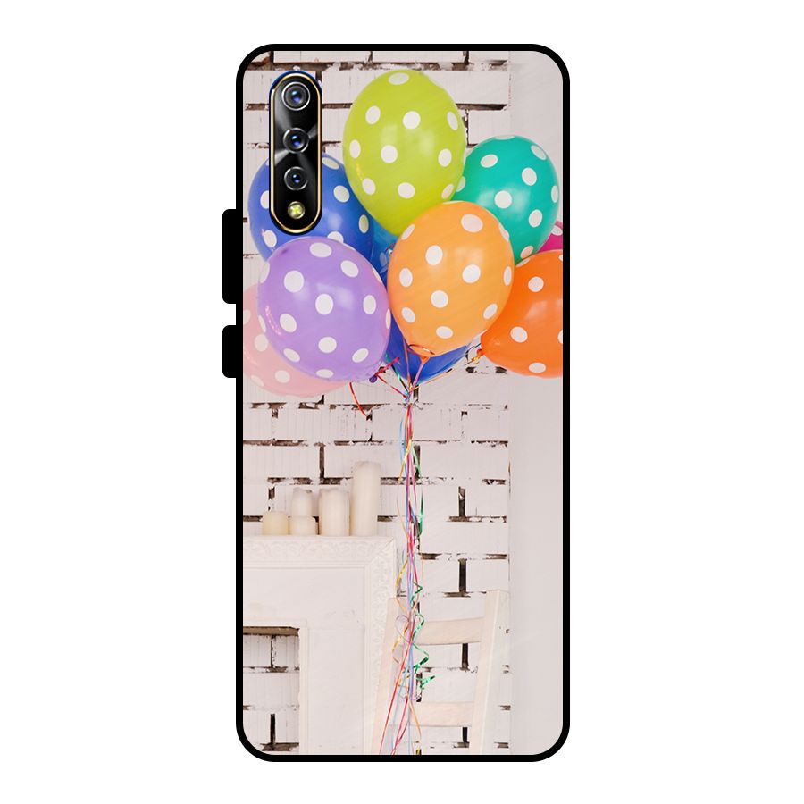Party Balloons Metal Back Case for Vivo S1