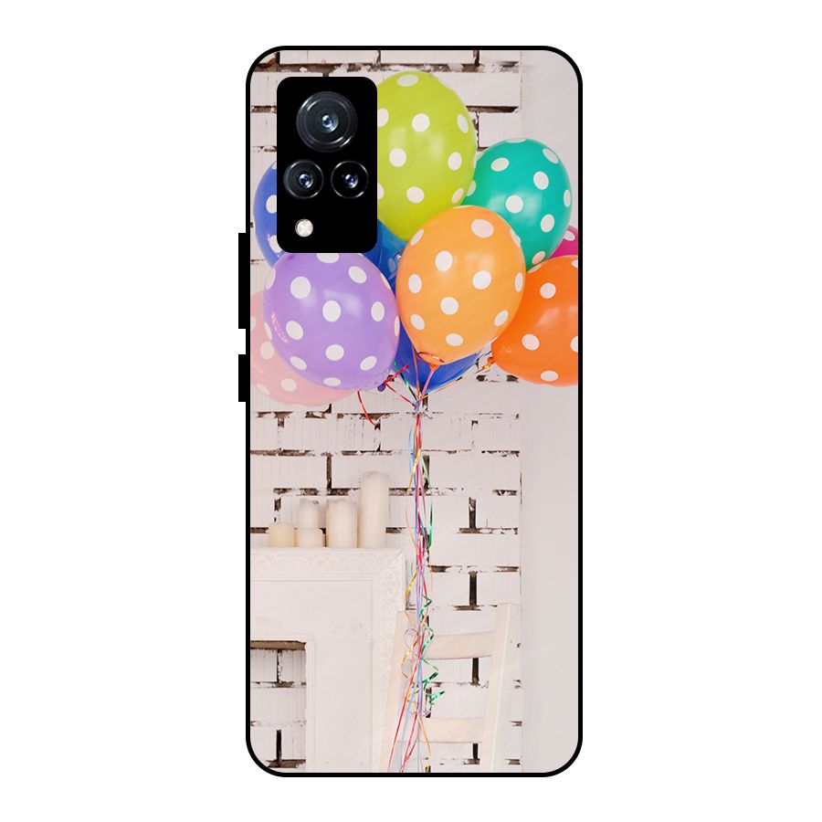 Party Balloons Metal Back Case for Vivo V21 5G