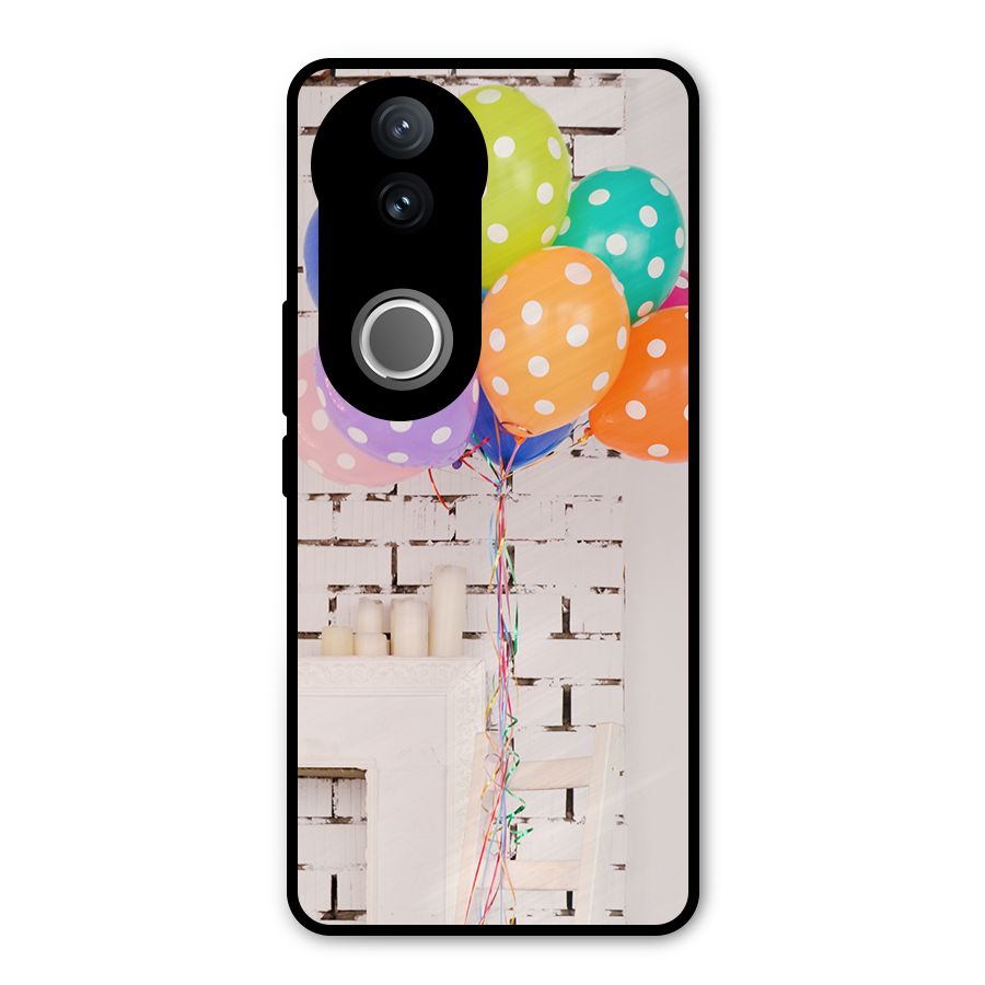 Party Balloons Metal Back Case for Vivo V50e