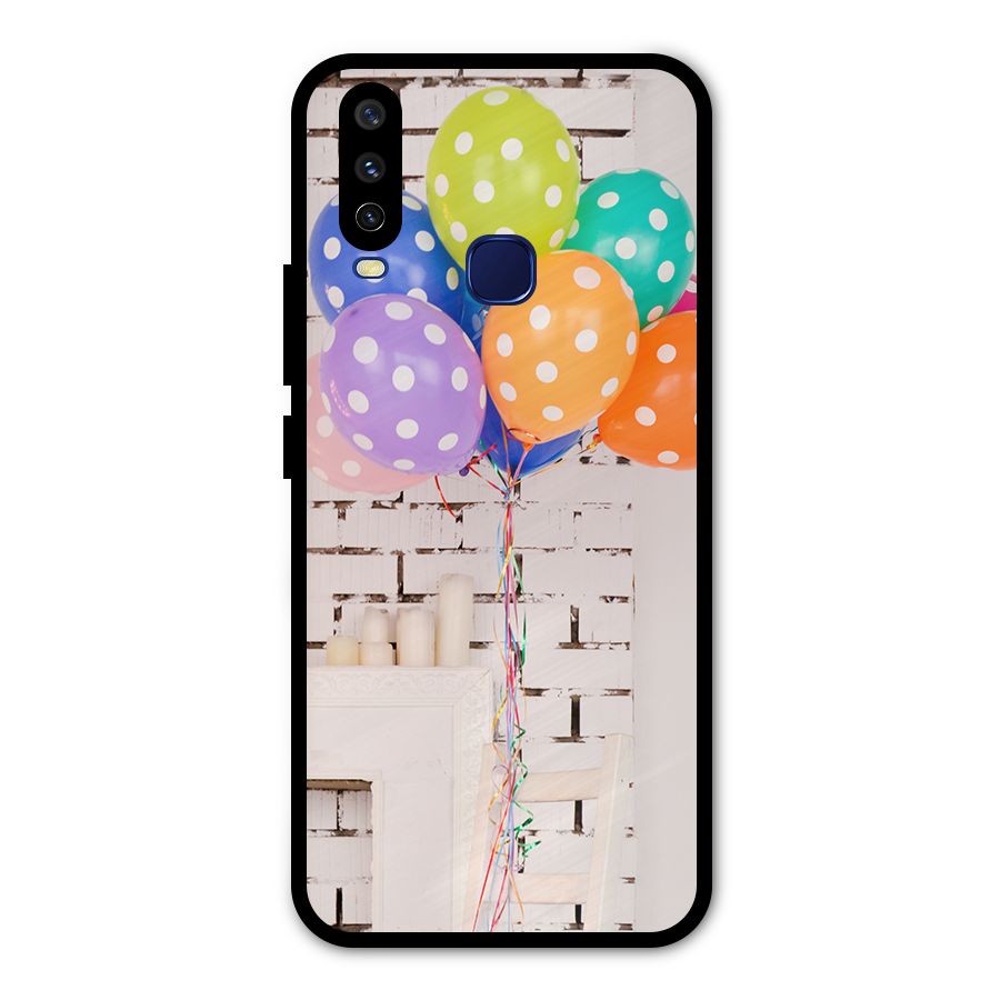 Party Balloons Metal Back Case for Vivo Y15