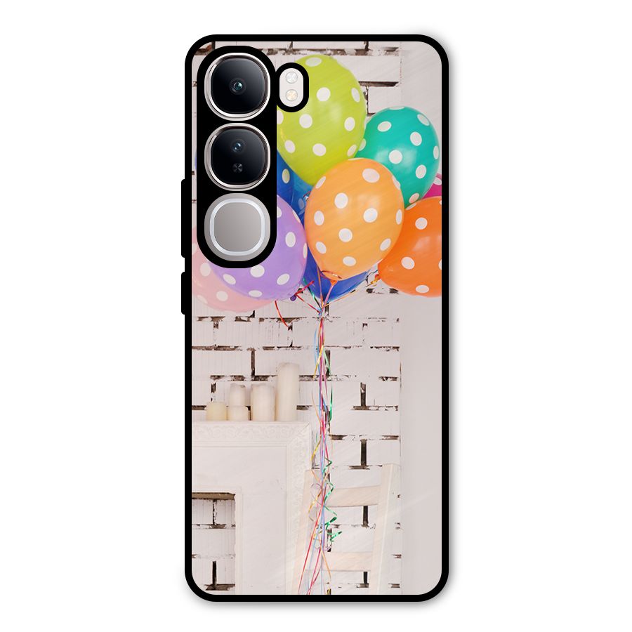 Party Balloons Metal Back Case for Vivo Y300