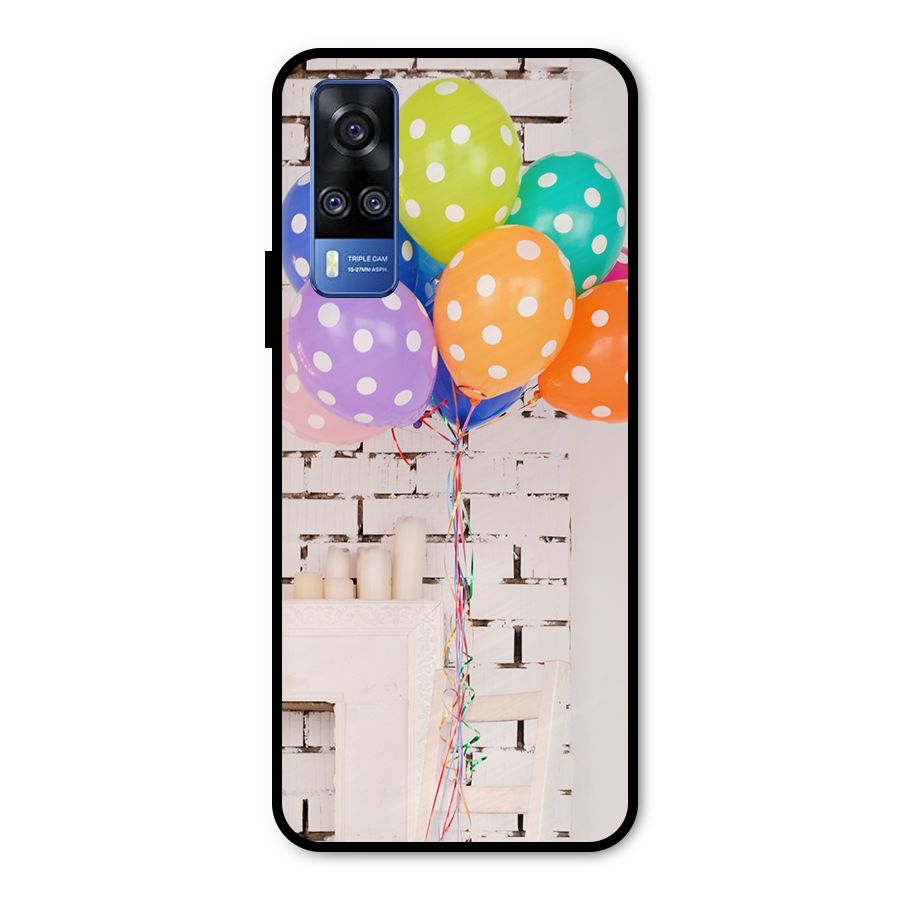 Party Balloons Metal Back Case for Vivo Y31