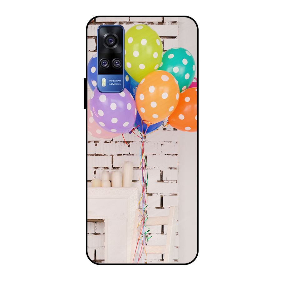 Party Balloons Metal Back Case for Vivo Y51