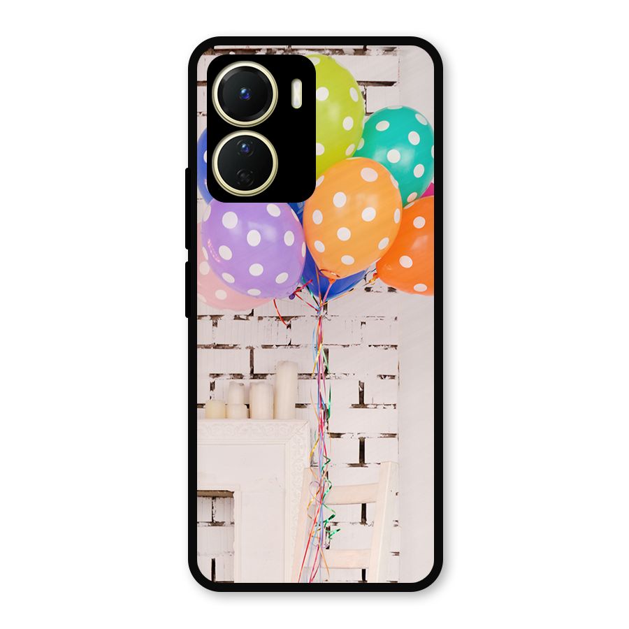 Party Balloons Metal Back Case for Vivo Y56
