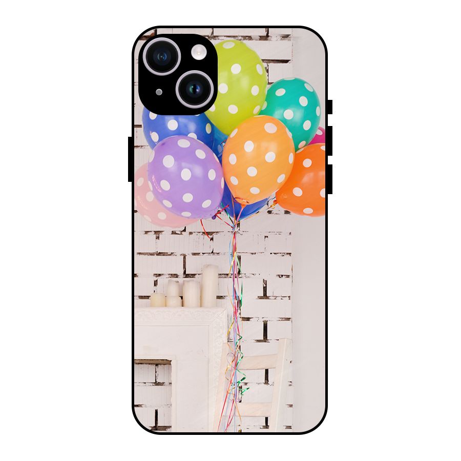 Party Balloons Metal Back Case for iPhone 14 Plus