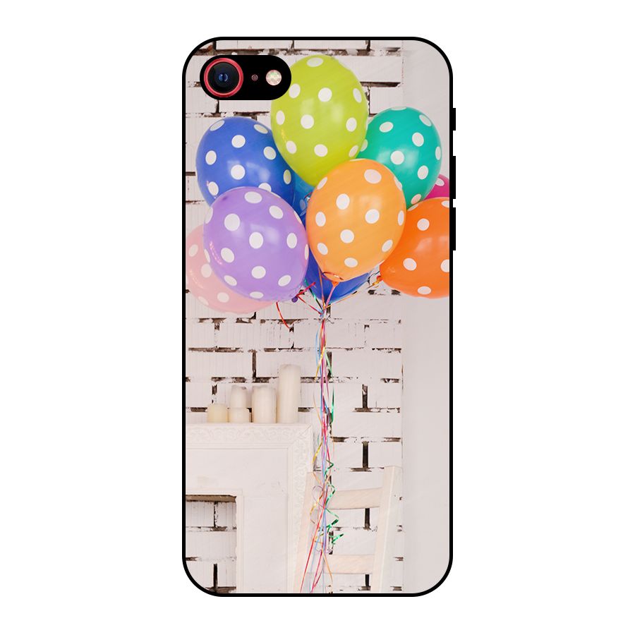 Party Balloons Metal Back Case for iPhone 8