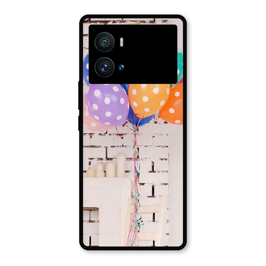 Party Balloons Metal Back Case for iQOO 9 Pro