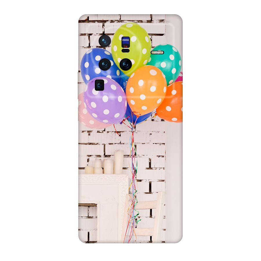 Party Balloons Original Polycarbonate Back Case for Vivo X80
