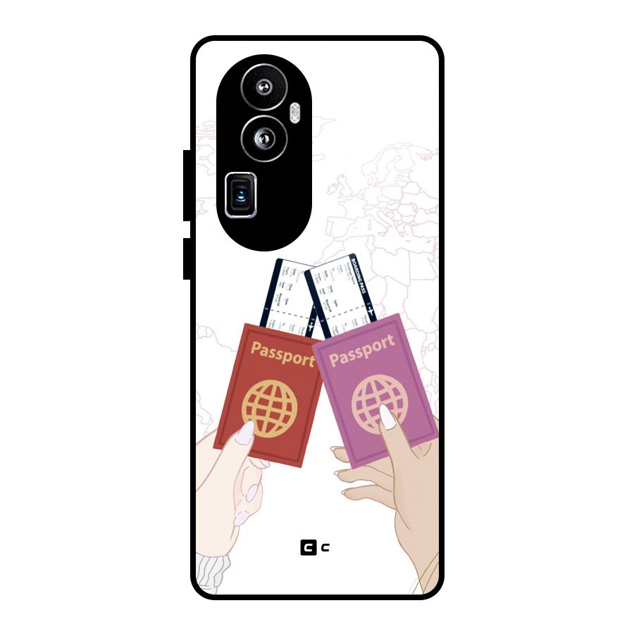Passport Drive Glass Back Case for Oppo Reno10 Pro Plus