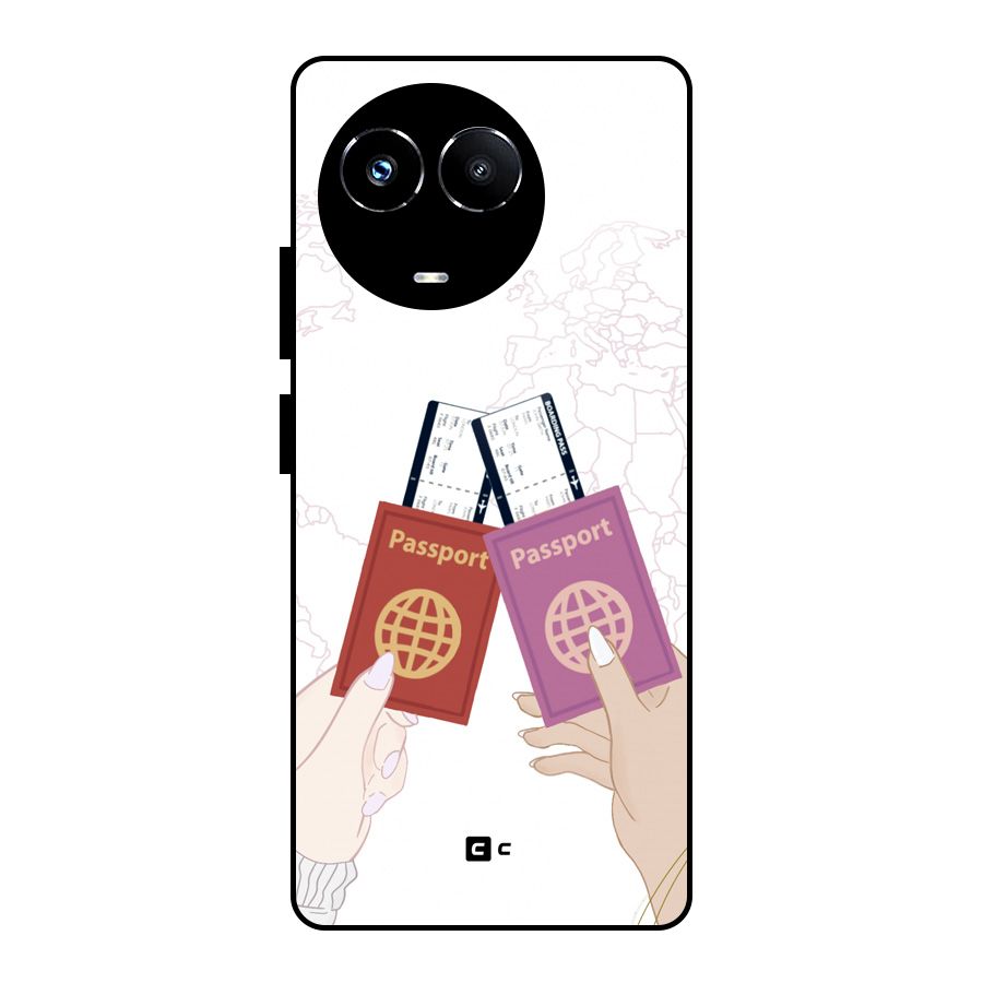 Passport Drive Glass Back Case for Realme Narzo 60X