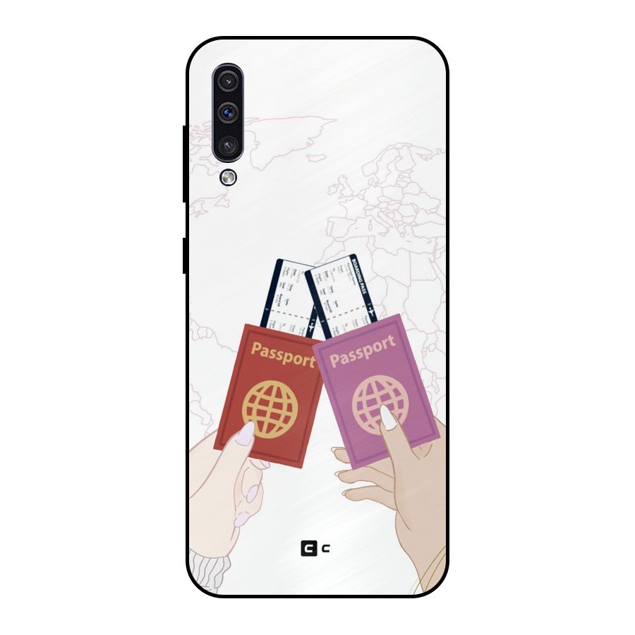 Passport Drive Metal Back Case for Galaxy A50s