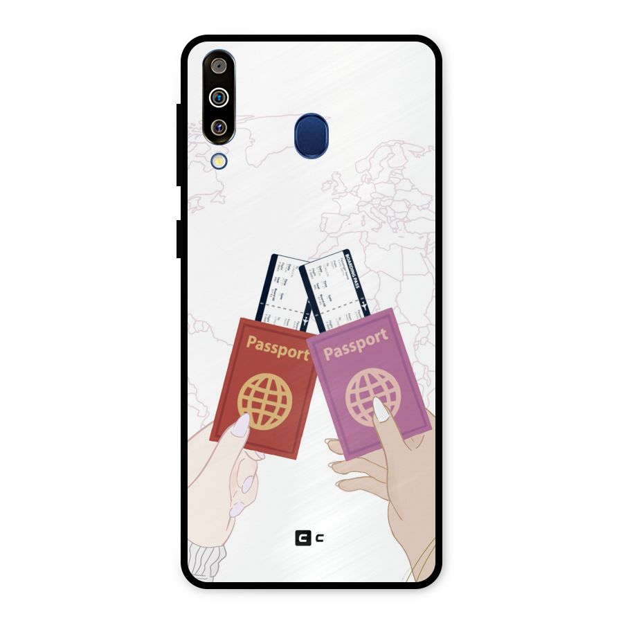 Passport Drive Metal Back Case for Galaxy M30