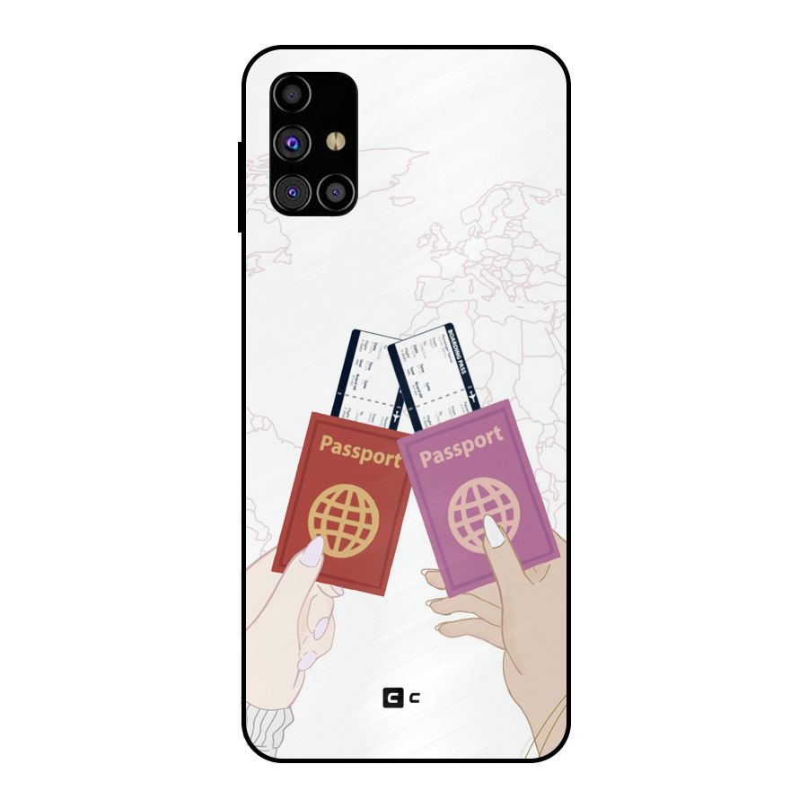 Passport Drive Metal Back Case for Galaxy M31s