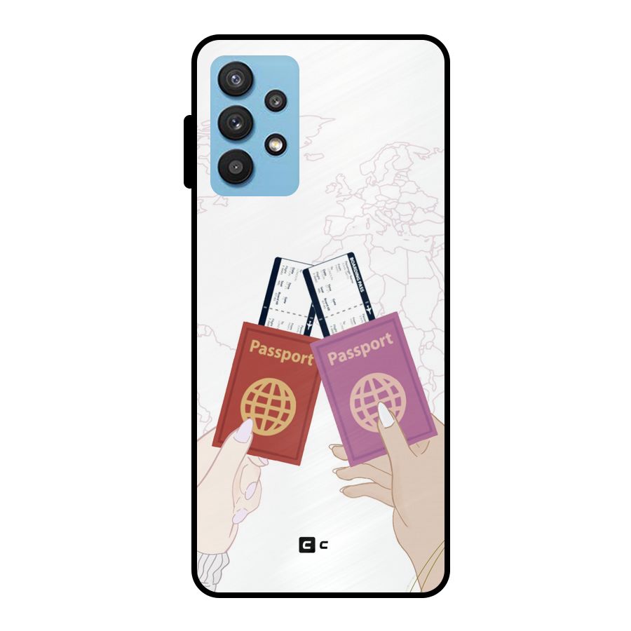Passport Drive Metal Back Case for Galaxy M32 5G