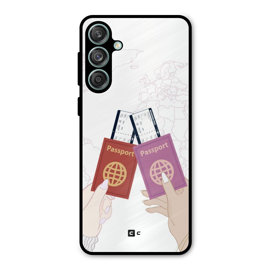 Passport Drive Metal Back Case for Galaxy M55 5G