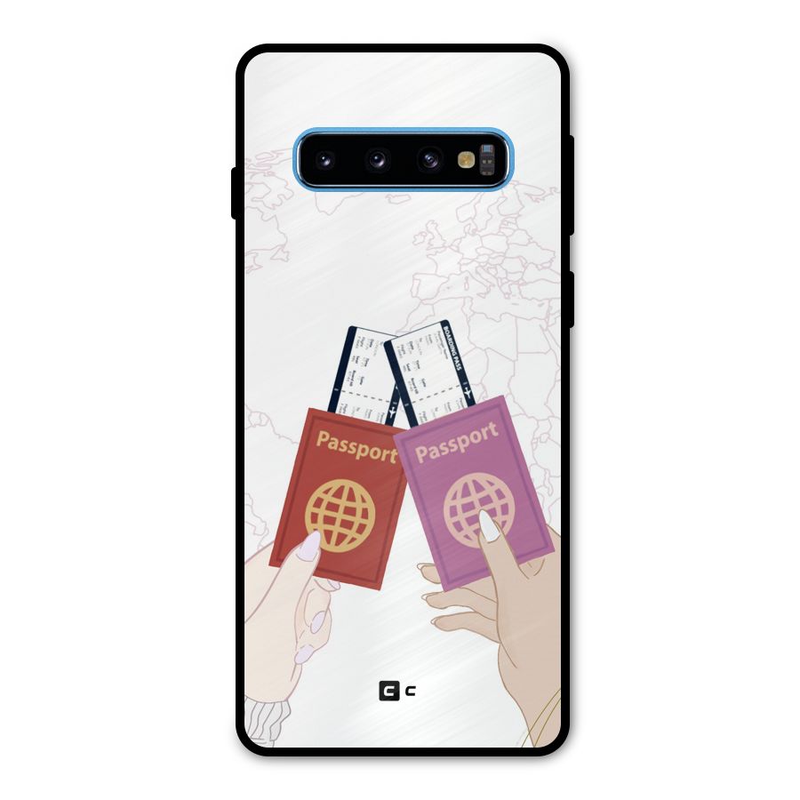 Passport Drive Metal Back Case for Galaxy S10