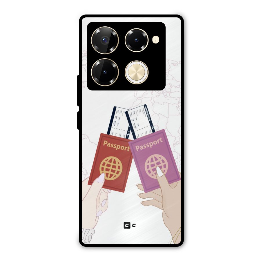 Passport Drive Metal Back Case for Infinix Note 40 Pro Plus