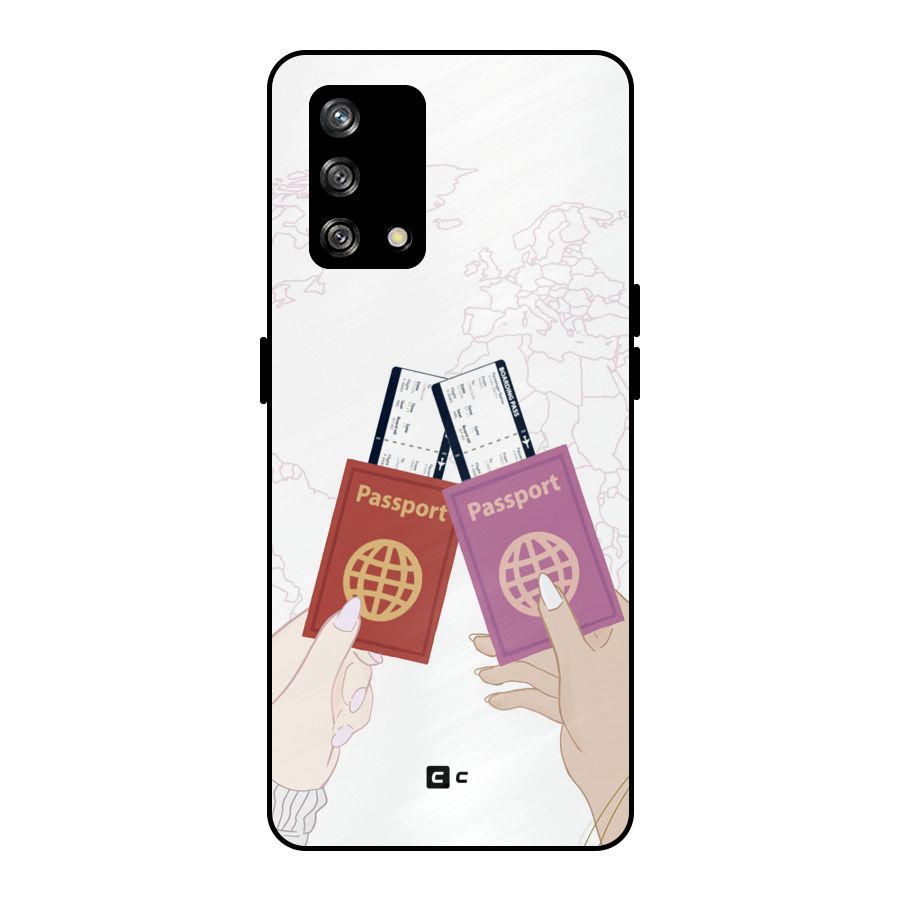 Passport Drive Metal Back Case for Oppo F19