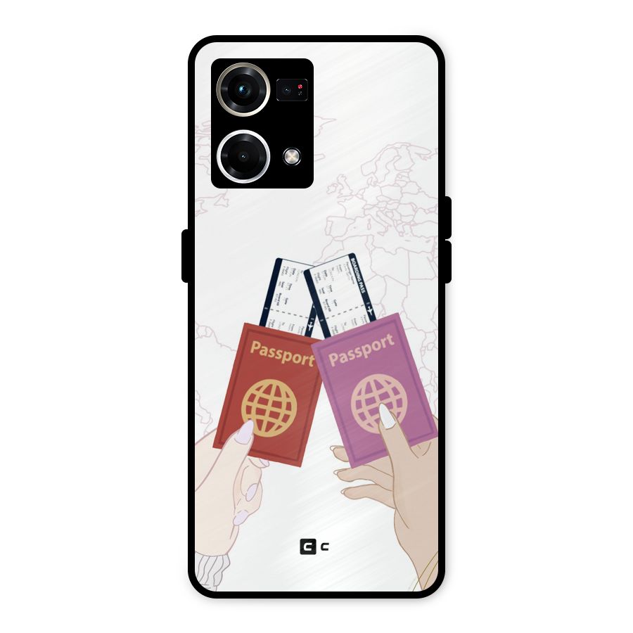 Passport Drive Metal Back Case for Oppo F21s Pro 4G
