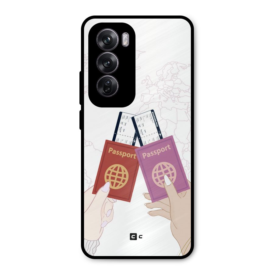 Passport Drive Metal Back Case for Oppo Reno12 Pro