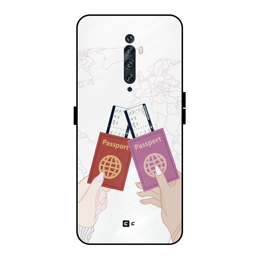 Passport Drive Metal Back Case for Oppo Reno2 Z
