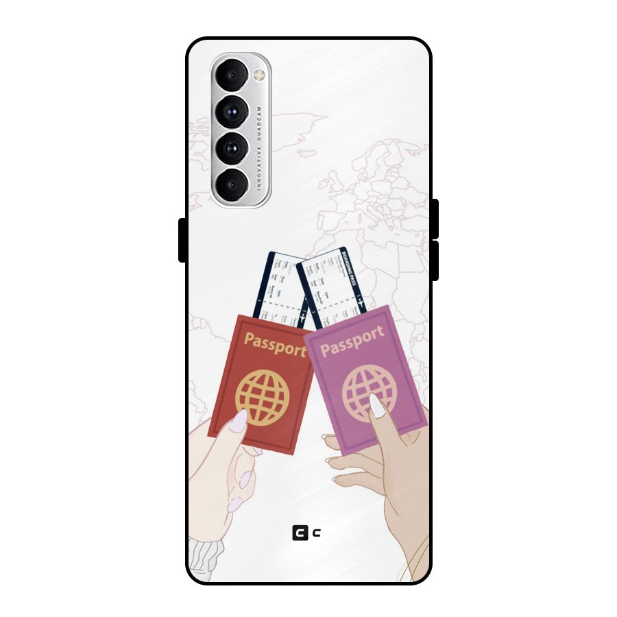 Passport Drive Metal Back Case for Oppo Reno4 Pro