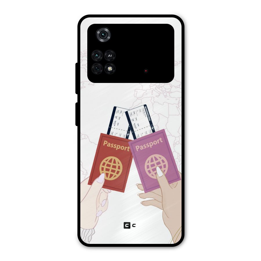 Passport Drive Metal Back Case for Poco M4 Pro 4G