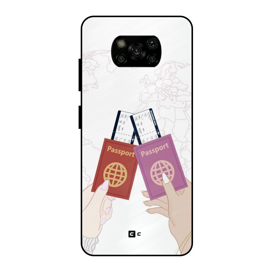 Passport Drive Metal Back Case for Poco X3