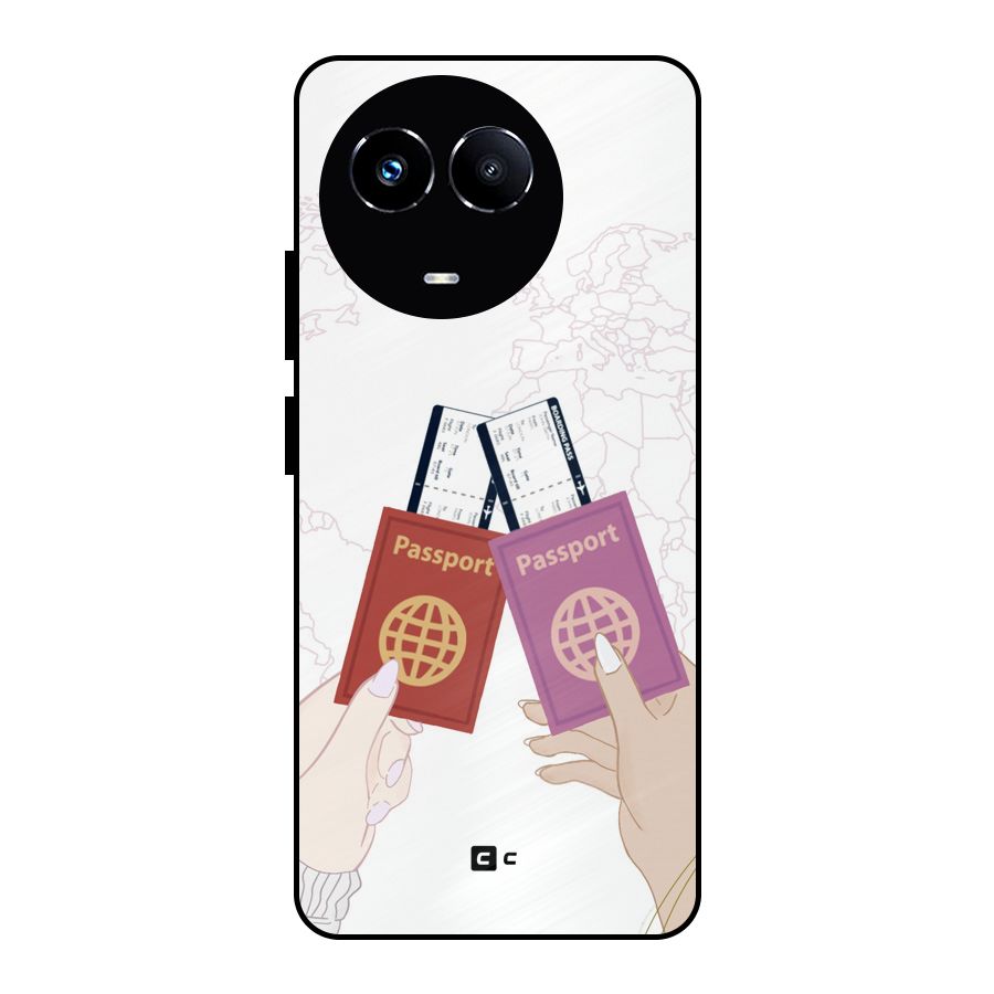Passport Drive Metal Back Case for Realme Narzo 60X