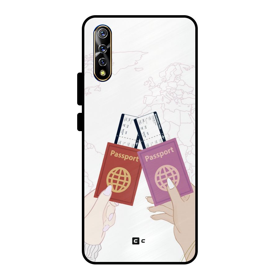 Passport Drive Metal Back Case for Vivo S1
