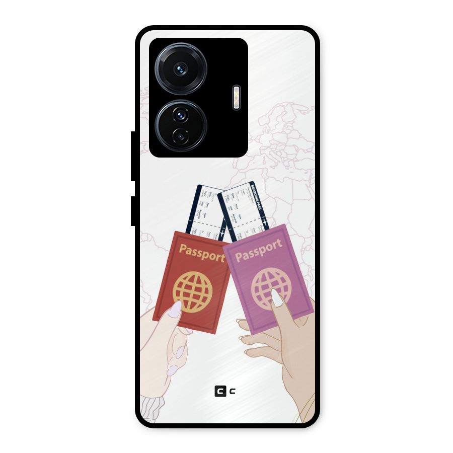 Passport Drive Metal Back Case for Vivo T1 Pro