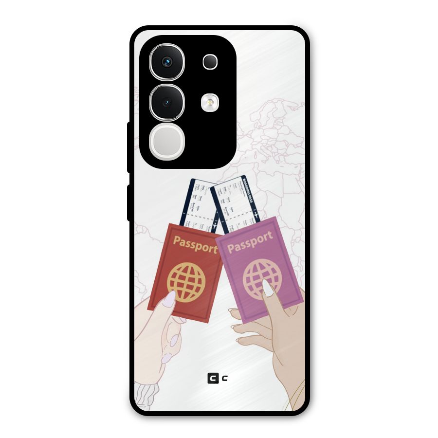 Passport Drive Metal Back Case for Vivo T4x
