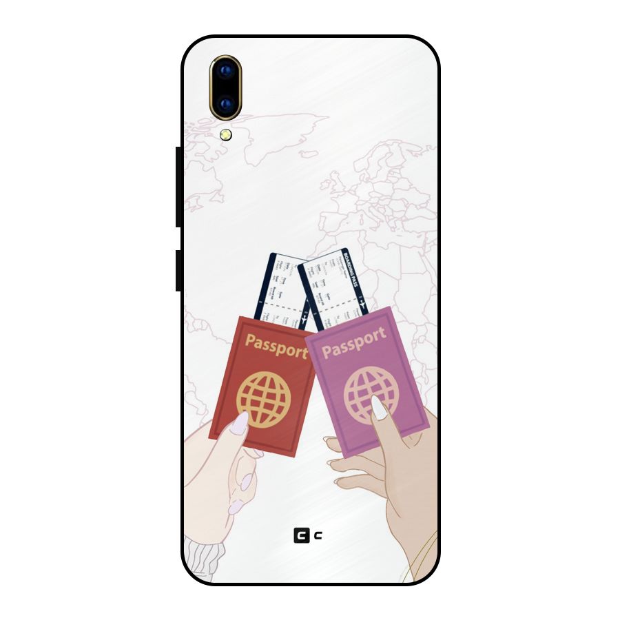 Passport Drive Metal Back Case for Vivo V11 Pro